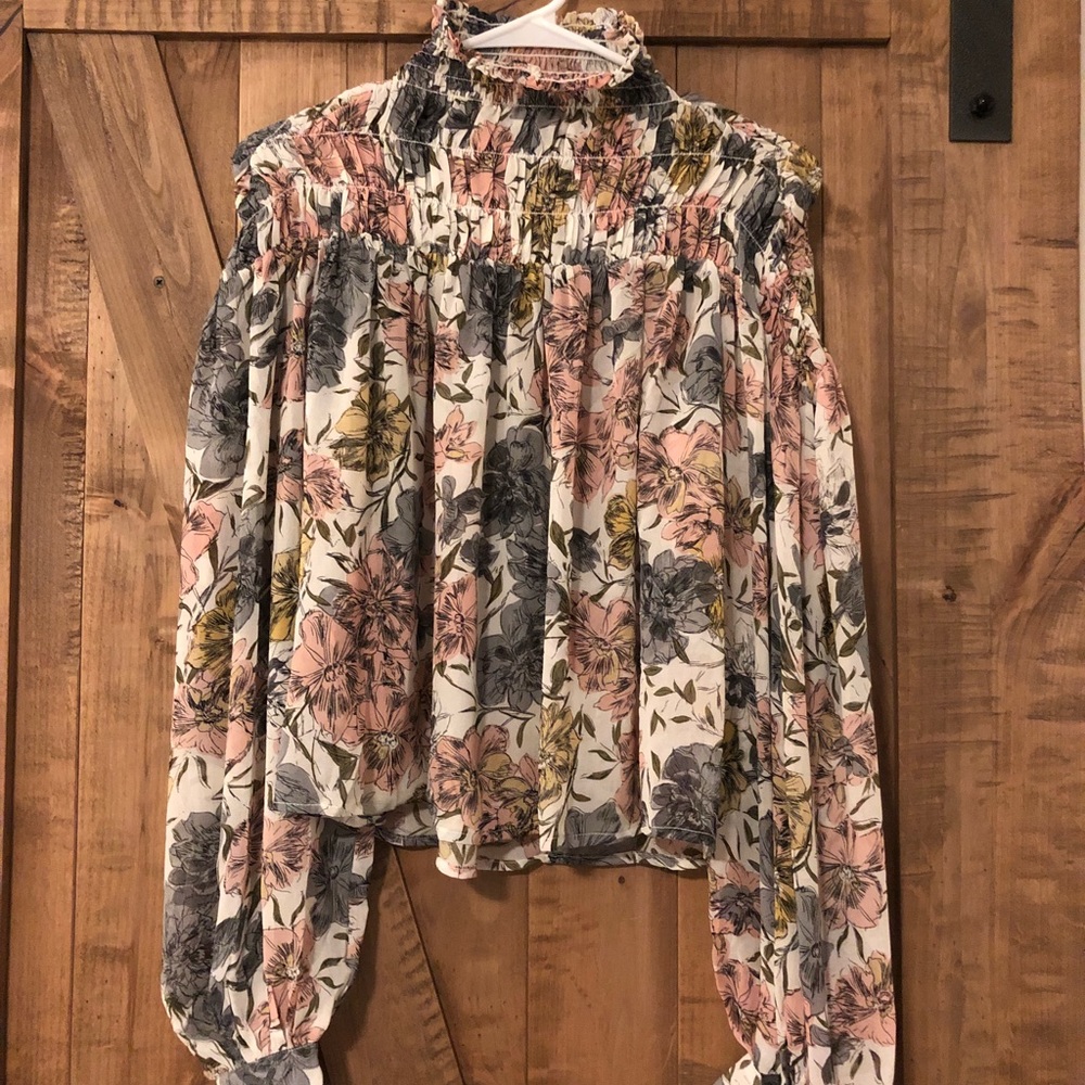 Long sleeve blouse